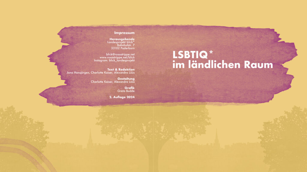 blick* auf LSBTIQ* Strukturen im ländlichen Raum